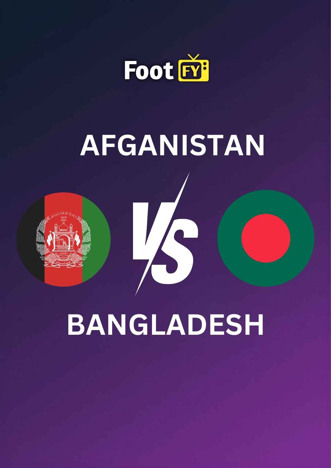 Afganistan vs Bangladesh